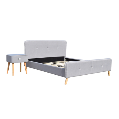 Oem Low Profile โครงเตียงหุ้มเบาะต่ำปรับแต่งได้