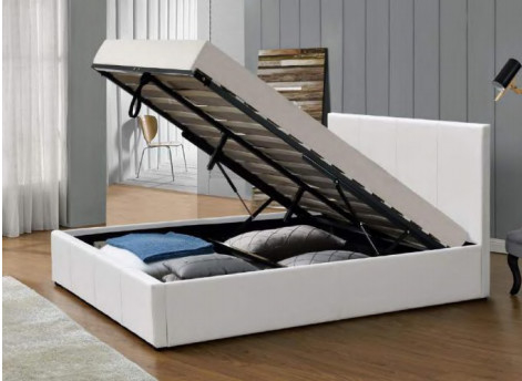 ผ้าคู่ดีไซน์ทันสมัยยกเตียงเก็บของขนาดที่กำหนดเอง OEM ODM