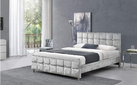 OEM เตียงผ้าหุ้มเบาะแฟชั่น Headboard / Footboard