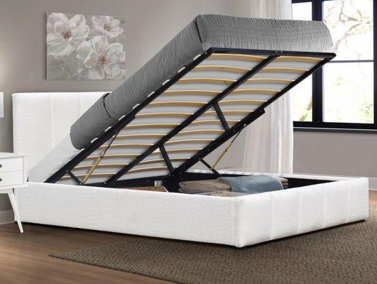 ก๊าซ Lift Up Storage 400lbs พลาตฟอร์มปูเปลสเตอรี่ เตียงไม้ ด้วยไฮดรอลิก