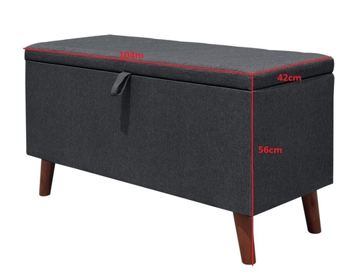 ที่เก็บผ้าสีเทาเข้ม Ottoman