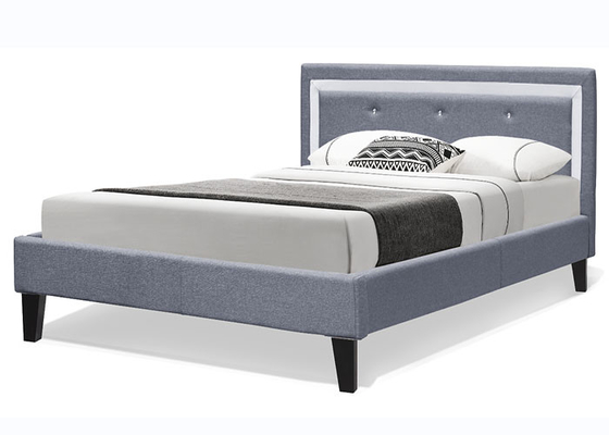 โครงเตียงไม้อัดผ้า 150 * 200 ซม. หุ้มเบาะ Modern Simple
