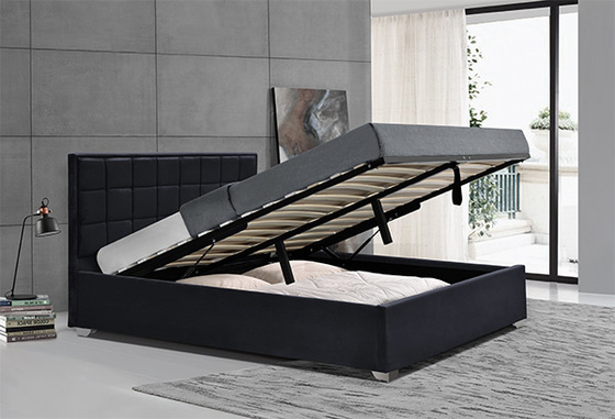 Horwood Black Velvet Cube โครงเตียงเก็บแก๊ส