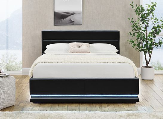Faxu Leather Ottoman Storage Bed