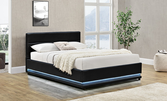 Faxu Leather Ottoman Storage Bed