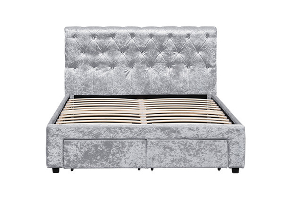 โครงเตียงกำมะหยี่ Torver Charcoal Plush BSCI CE EN-1725 Certification